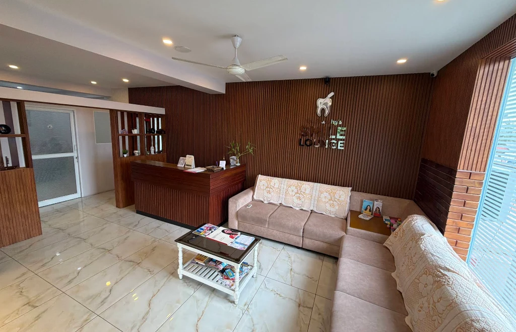 Reception at Smile Lounge Speciality Dental Clinic
